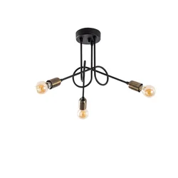 Opviq Viraj 10875 Visilica, E27, 3x15W, IP20, Crna