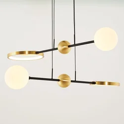 Opviq Luster L1224, Crno-zlatne boje