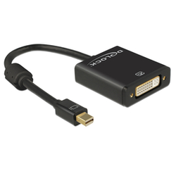 Delock 62603 mini Displayport adapter 1.2-vtični priključek, črn