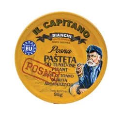 IL CAPITANO Posna pašteta od tunjevine, Pikant, 95g