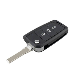 CAR 888 ACCESSORIES Kućište oklop ključa 2 dugmeta za Vw crno