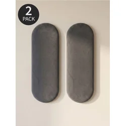 Sinsay - Tapacirani zidni paneli 2 pack - tamno siva