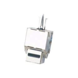DATACOM Keystone CAT6 STP srebrni dvojni mini