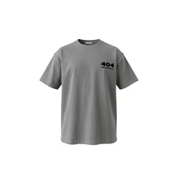 Kleidermafia Majica Oversize 404 T-shirt - Grey siva