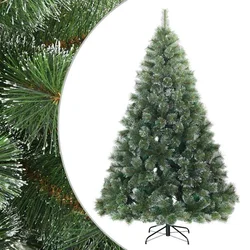 Umjetno Zglobno Božićno Drvo Snijeg Preplačeno Zelena 180 cm