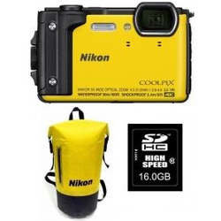 NIKON COOLPIX W300 rumen+SD16GB+nahrbtnik
