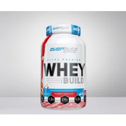 Everbuild Nutrition Whey Build Protein, Jagoda-banana, 908g