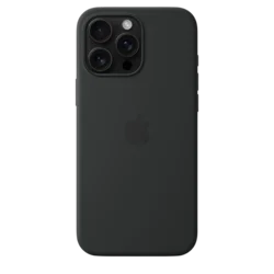 Silikonska maska sa MagSafe za iPhone 16 Pro Max – crna