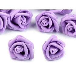 Okrasne vrtnice iz pene O3-4 cm - vijolična lila (10 kosov)