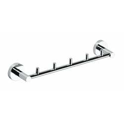 Drog za brisačo s 5 kaveljčki OMEGA E, 395 mm, kromast - 14