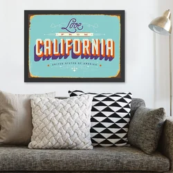 Wallity Uramljena slika California, 55x75 cm