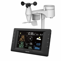 Sencor- Profesionalna meteostanica sa LCD ekranom u boji i budilnikom 5V/1xCR2032 + 3xAA