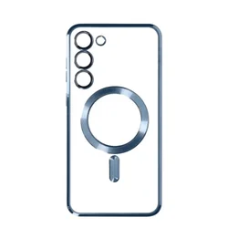 Silikonska futrola Magsafe SAMSUNG S25 PLAVA