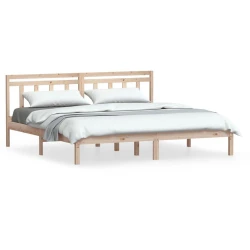 Okvir za krevet od masivnog drva 180x200 cm veliki bračni