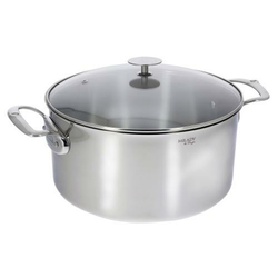 De Buyer Milady kozica+pokrov 28cm, 2 ročaja, indukcija, inox