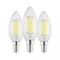 SET 3x LED sijalica VINTAGE C35 E14/2,2W/230V 2700K - Eglo 110439