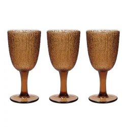 Tognana Set od 3 pehara Davor, Boja ćilibara