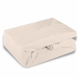Prevleka za posteljo iz mikroflisa, smetana EMI, Ponjava 90x200