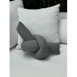 Aberto Design Dekorativni jastuk Dugum, 44x22x18 cm, Sivi