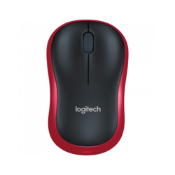 LOGITECH M185 Wireless Mouse - RED - EER2