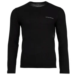 Emporio Armani Majica črna/bela