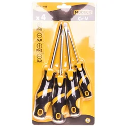 Set od 4 Modeco odvijača (2XPH, 2XSPL) MN-11-026 /T2UK