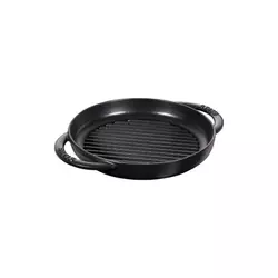 Cast iron grill pan, 22 cm, Black - Staub