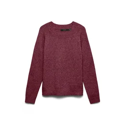 VERO MODA Pulover VMDoffy vinsko rdeča