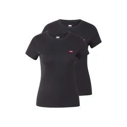 LEVIS  Majica ESSENTIAL rdeča/črna/bela