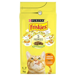 FRISKIES 1.7kg sa piletinom i dodatkom povrća