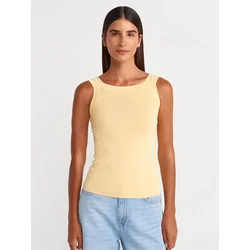 Dilvin Bluza Blusen limonino-rumena