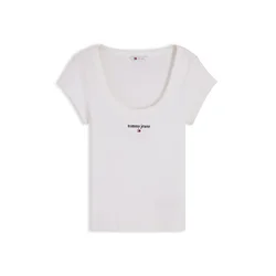 Tommy Jeans Majica črna/bela