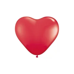 PartyDeco Balon SRČKO rdeča 25cm