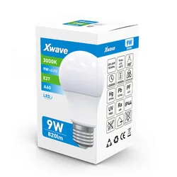 Xwave E27 9W LED Sijalica 3000K/220V/820Lm/Toplo Bela