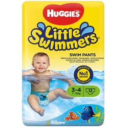 Huggies Little Swimmers Pelene za kupanje 3-4 (7-15 kg), 12 komada