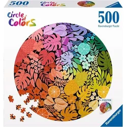 Ravensburger Okrogla sestavljanka Circle of colors: Tropical 500 kosov
