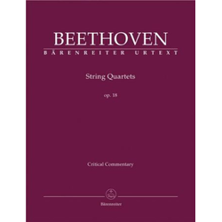BEETHOVEN:STRING QUARTET OP.18 CRITICAL COMMENTARY
