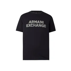 ARMANI EXCHANGE Majica modra/mornarska/bela