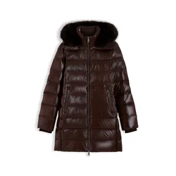 TOMMY HILFIGER Zimski plašč čokolada