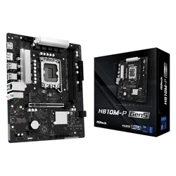Matična plošča ASRock H810M-P GEN5, LGA 1851, Intel H810, micro ATX