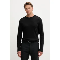 Bombažna majica z dolgimi rokavi Calvin Klein