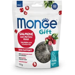 Monge Super M Skin support Poslastica za pse, Losos sa brusnicama, 150g
