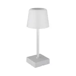 Globo 28061SI-LED prigušiva punjiva dodirna stona lampa XAYDEN 2W/5V 800 mAh srebrna