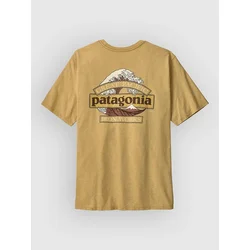 Patagonia Great Waves Responsibili- moška majica lynx tan