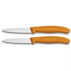 Victorinox nož za zelenjavo (6 7636 L114B), 2 kosa, oranžen