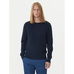 Calvin Klein Pulover LV04LB327G Mornarsko modra Regular Fit