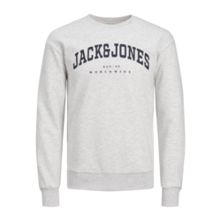 JACK & JONES Duks za dečake 12258980, Svetlosivi