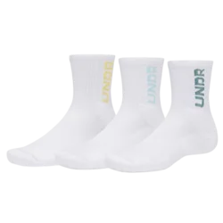 Under Armour Nogavice UA 3-Maker 3pk Mid-Crew