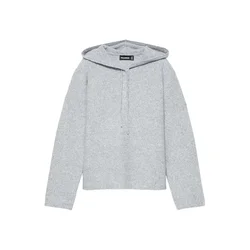 Pull&Bear Pulover svetlo siva
