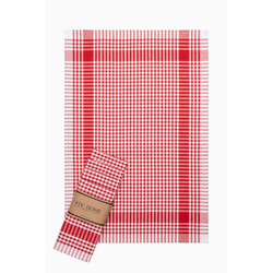 Hermia Set 5 kuhinjskih krpa Crveni